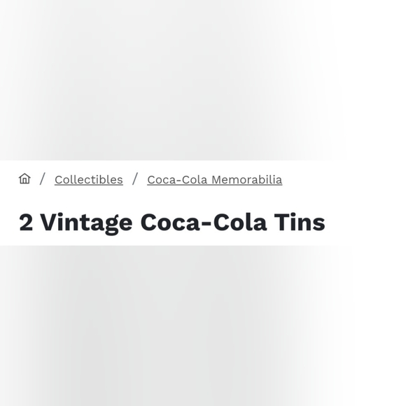 2 Rare Vintage Coca-Cola small  Tins  pre-owned. A free gift included !✨️ - Picture 2 of 10
